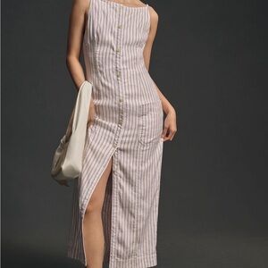 Colette Linen Midi Dress